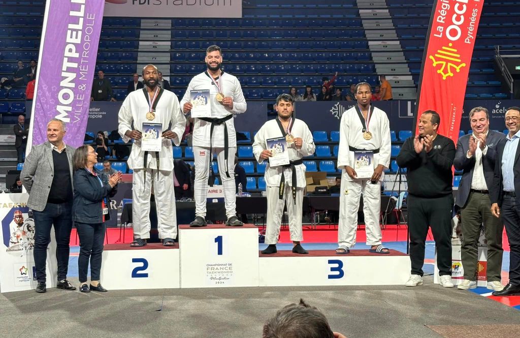 Championnat de France seniors  Taekwondo 2024, le Bronze pour notre athlète « Salem Gader »